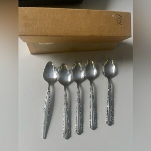 Vintage community by Oneida demitasse spoons dessert spoons 4inch stainless
